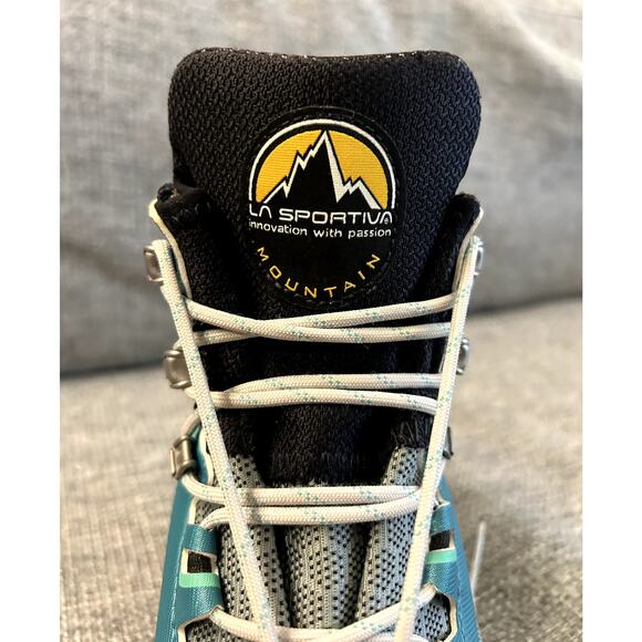 EUC La Sportiva Trango Tower GTX Womens 7.5 Mountaineering Boots GoreTex Emerald - Picture 7 of 16